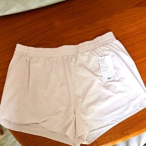 Athleta Ivory Athletic Shorts Lightweight Elastic Waist
